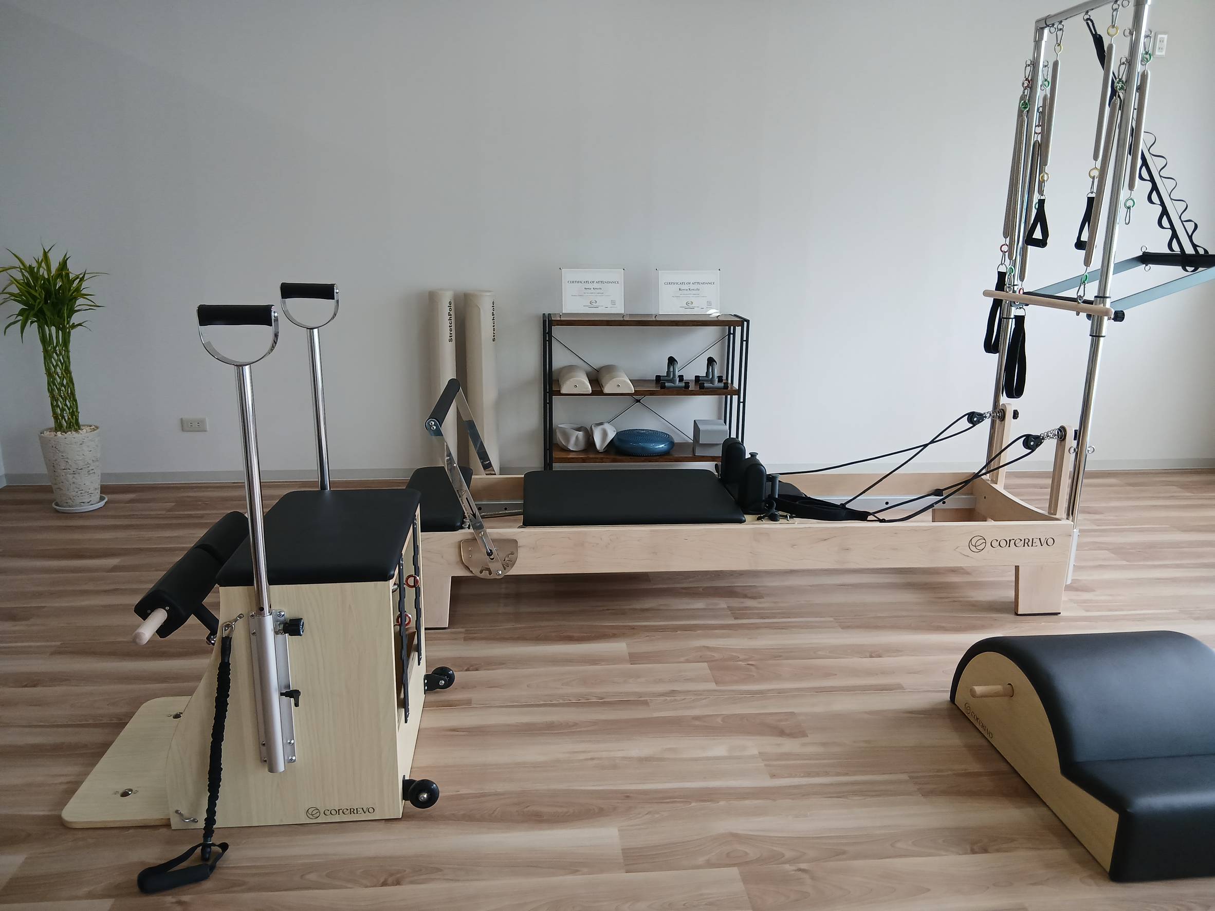 AXIS PILATES & Conditioningのスタジオ内